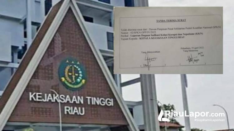 Diduga Lakukan KKN, Pokja Lelang Kabupaten Siak di Laporkan DPP SPKN ke Kejaksaan