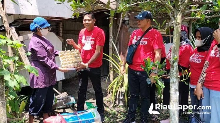 BPM Riau Beri Bantuan Sosial untuk Warga Kurang Mampu dan Panti Asuhan Anak Yatim
