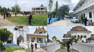 HUT Korps Brimob Polri Ke 77, Brimob Riau Laksanakan Bakti Sosial di Sejumlah Tempat Ibadah