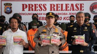 Penyelundupan 30Kg Sabu-Sabu, Berhasil Digagalkan Tim Gabungan Khusus Polres Bengkalis dan Bea Cukai