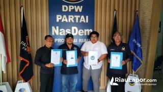 Ketua DPW Garpu Riau, Kampar dan Kuansing Mendaftar Bacaleg dari Partai NasDem