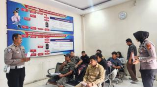 Ditlantas Polda Riau Ajak Masyarakat Wujudkan Pemilu Damai di Pelayanan Pengurusan BPKB